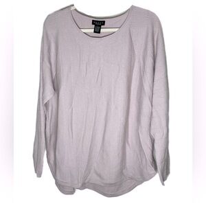 Grace Elements NWT Viscose Blend Super Soft Textured Knit Top Sz L Lavender